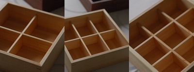ヒノキ重箱仕切り