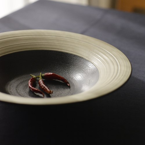 奥田章｜パスタ皿｜new刷毛目｜作家もの和食器通販”IVORY