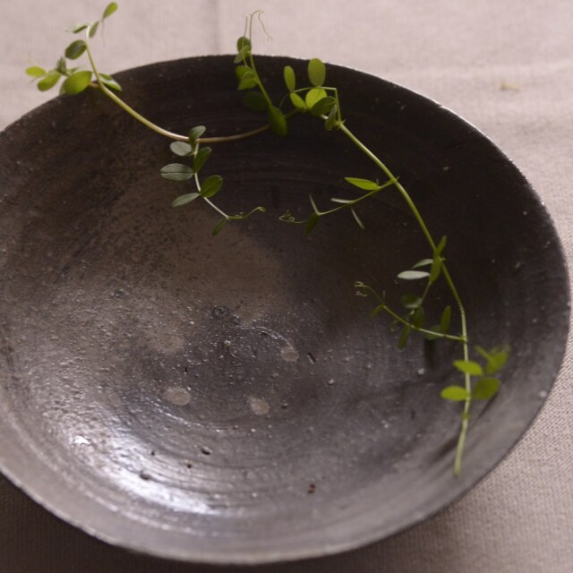 須恵器８寸パスタ皿｜螢窯