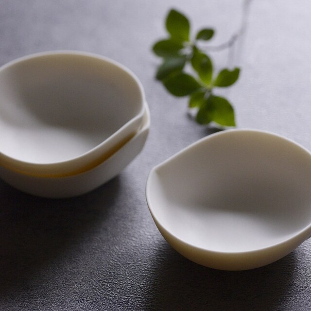 ［受注制作品］豆鉢・桃｜外川ひろみ（納期3～4ヶ月）