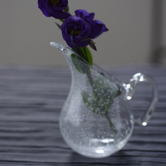 ファーストグラス（花瓶） 最終処分】 高級ガラス花瓶 ② 手作品 全国送料無料