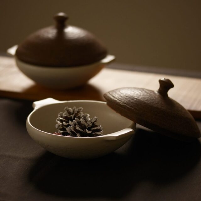 作家物のおしゃれな土鍋