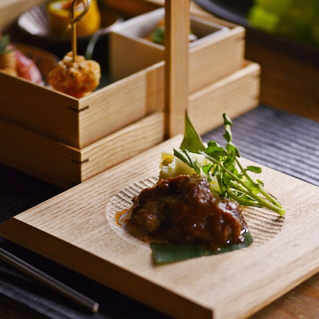 ふるいともかず｜さざ波 木製 重箱｜作家もの和食器通販通販 IVORY