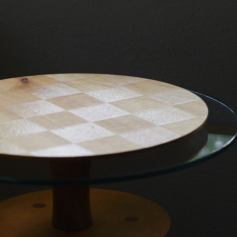 [受注制作品]　後藤文生　市松Largeプレート(リバーシブルでお使いいただけます)　＊納期は要ご相談