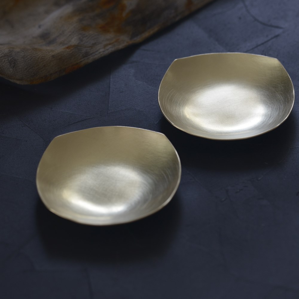 横沢美佳　真鍮 mini brass tray ぷっくり