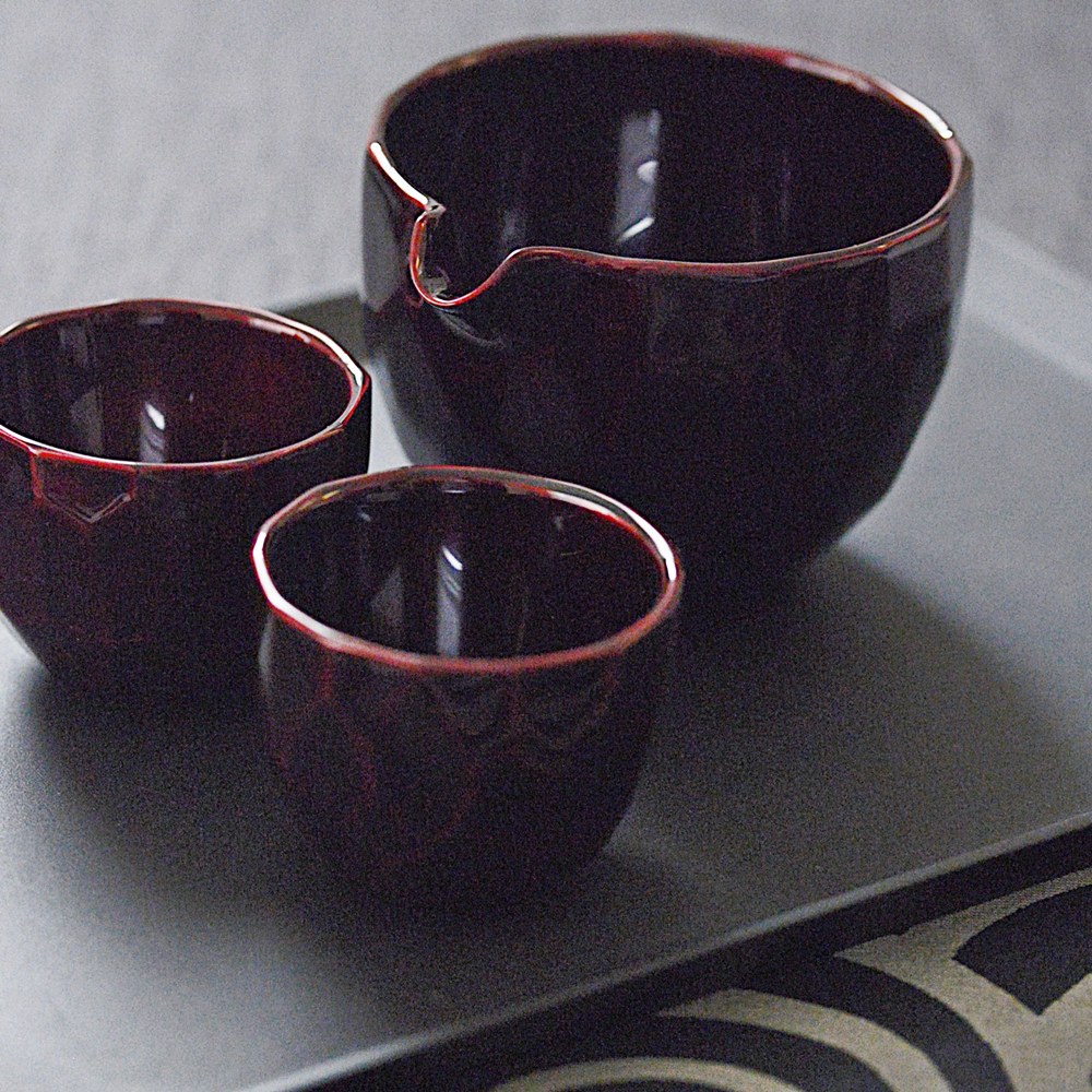 〔受注制作品〕乱面取酒器｜冨樫孝男（納期約5か月）