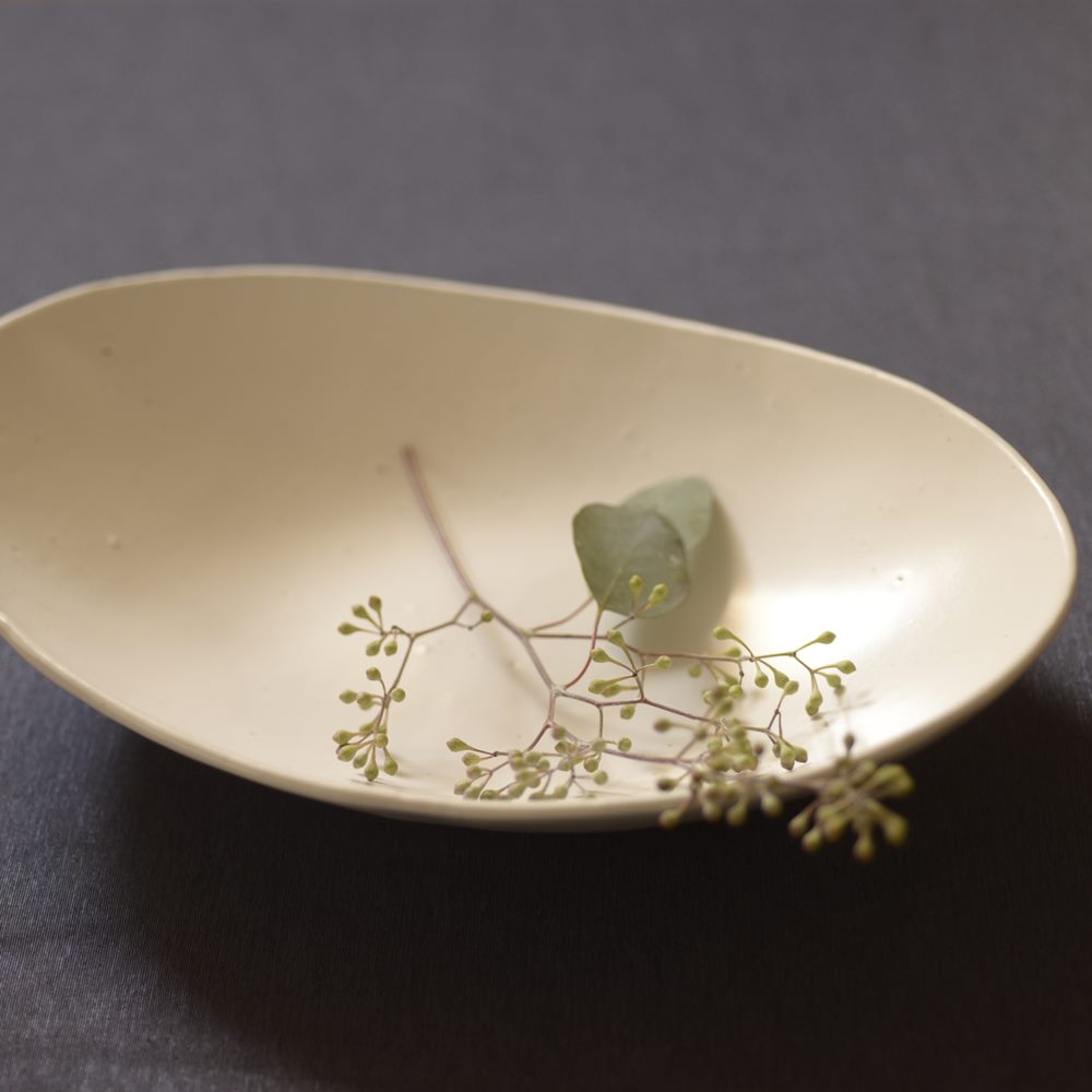 ［受注制作品］にしだゆか　ボウル　白マット　＊納期3〜6ヶ月