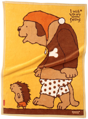 綿マイヤー毛布　[京都西川・スマイリングシリーズ・武内祐人]【送料無料】