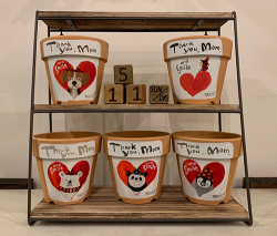 ＊母の日プレゼント＊　限定手描き植木鉢　[武内祐人]