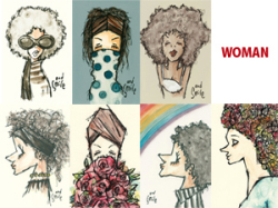 ポストカード womanシリーズ　[アイボリー・武内祐人]