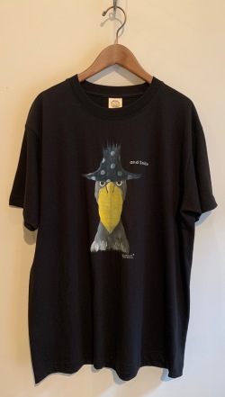 手描きTシャツ・ハシビロコウ　L/武内祐人[1点限り]