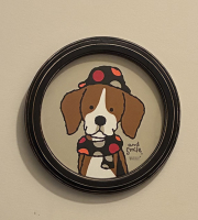 絵画作品・ painting19(ビーグル)/武内祐人[1点もの]