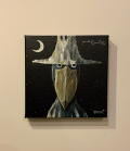 絵画作品・ painting15(ハシビロコウ)/武内祐人[1点もの]