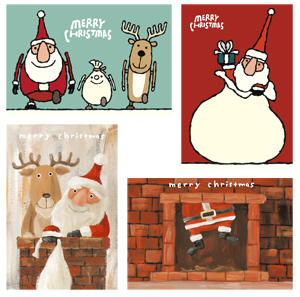 クリスマスカード-2014　[アイボリー・武内祐人]