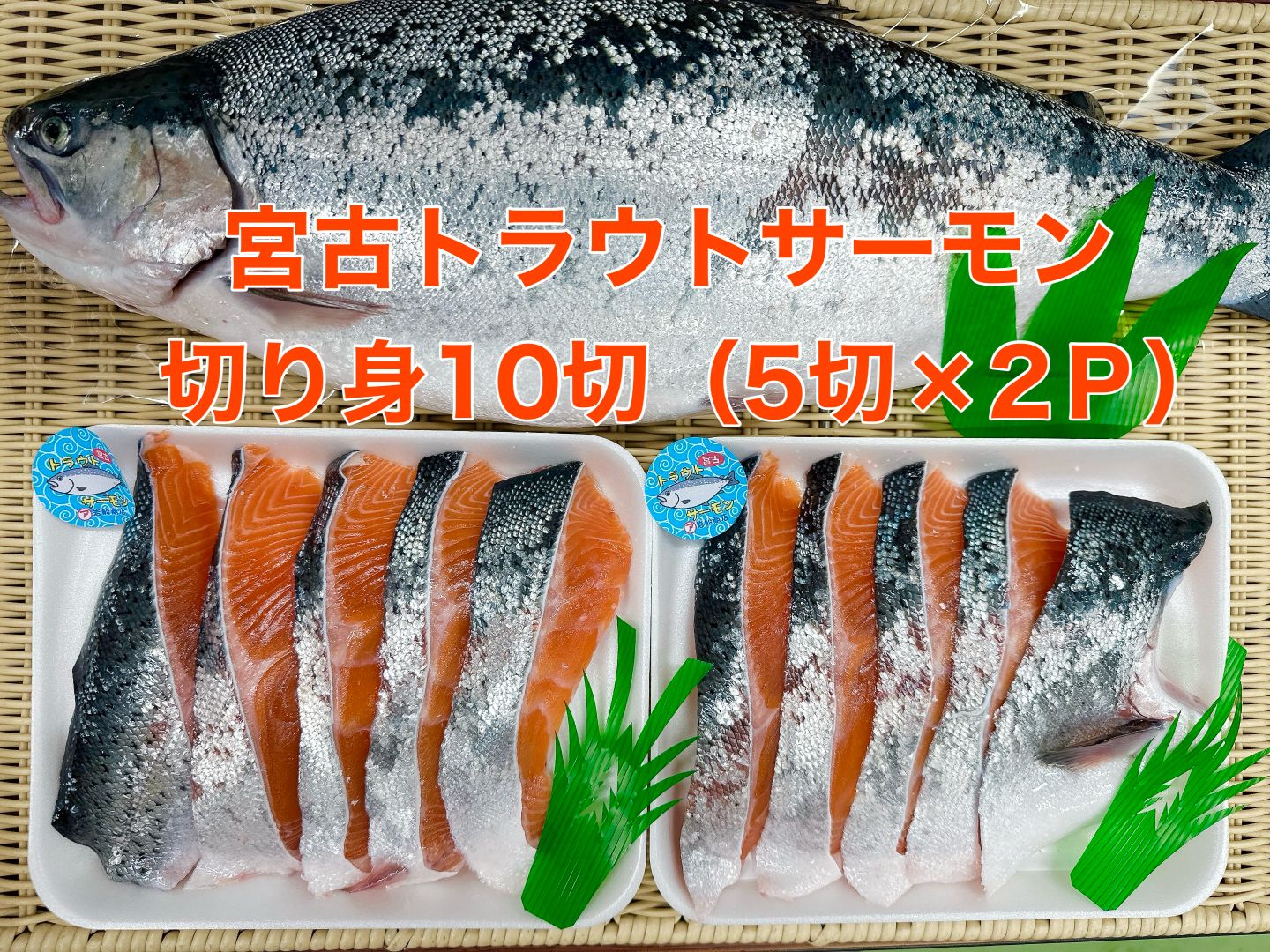 宮古トラウトサーモン切り身１０切