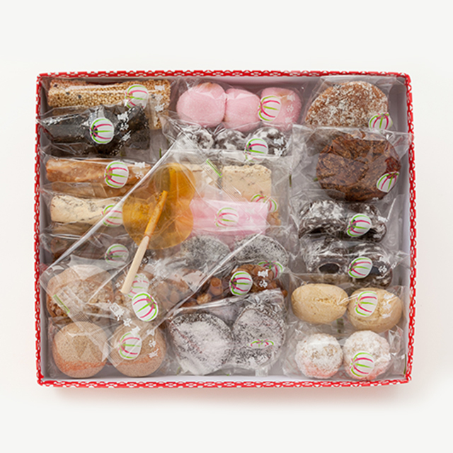 仙台駄菓子（550g） 祝赤 iwai-red