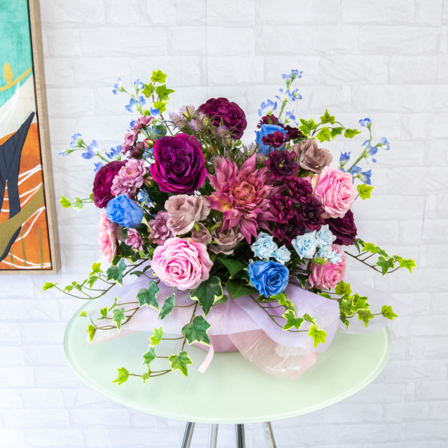 PAS081 造花アレンジメント】フラワーアレンジメント アーティ