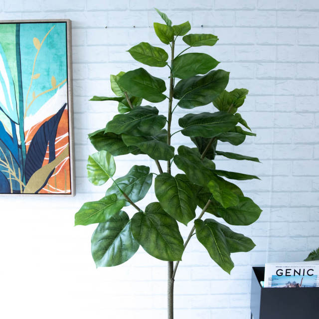 人工 観葉植物 フェイク グリーン ウンベラータ H約150cm 店舗 装飾