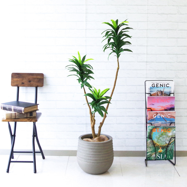 光触媒　人工観葉植物　フェイクグリーン　ドラセナコンパクタ1.6 人工 観葉植物 フェイク グリーン ドラセナコンパクタ H約110cm 店舗