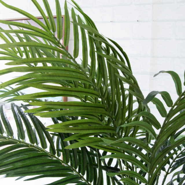 観葉植物 フェイクグリーン　大型　ヤシの木　ヴィンテージ樽　パキラ 人工 観葉植物 フェイク グリーン パキラ H約145cm 店舗 装飾 開店