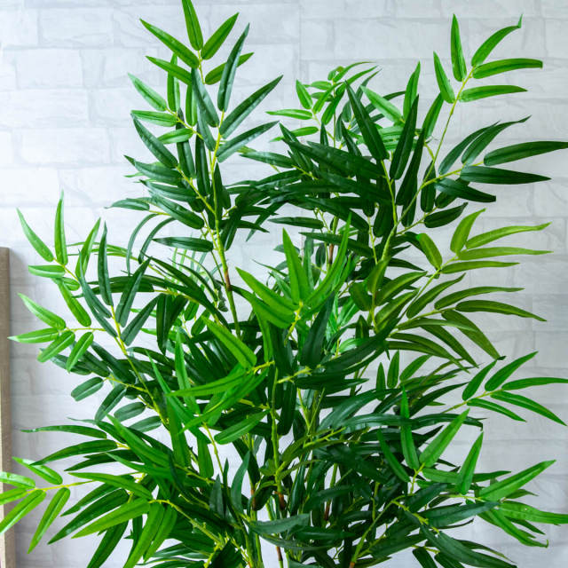 人工 観葉植物 フェイク グリーン バンブー(竹) H約105cm 店舗 装飾