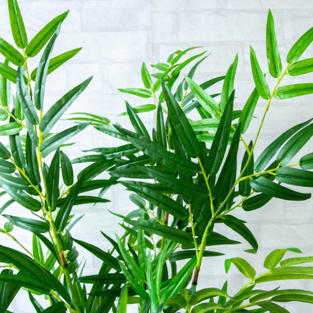 人工 観葉植物 フェイク グリーン バンブー(竹) H約105cm 店舗 装飾