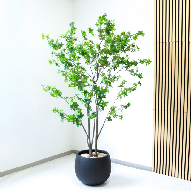 人工 観葉植物 フェイク グリーン ベンジャミンフィカスツリー H約