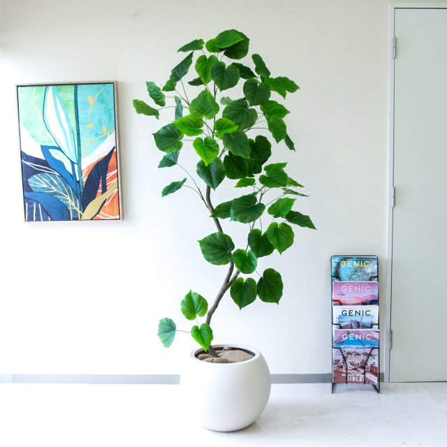 人工 観葉植物 フェイク グリーン ユッカポット H約120cm 店舗 装飾