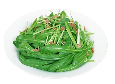 サラダミブナ料理