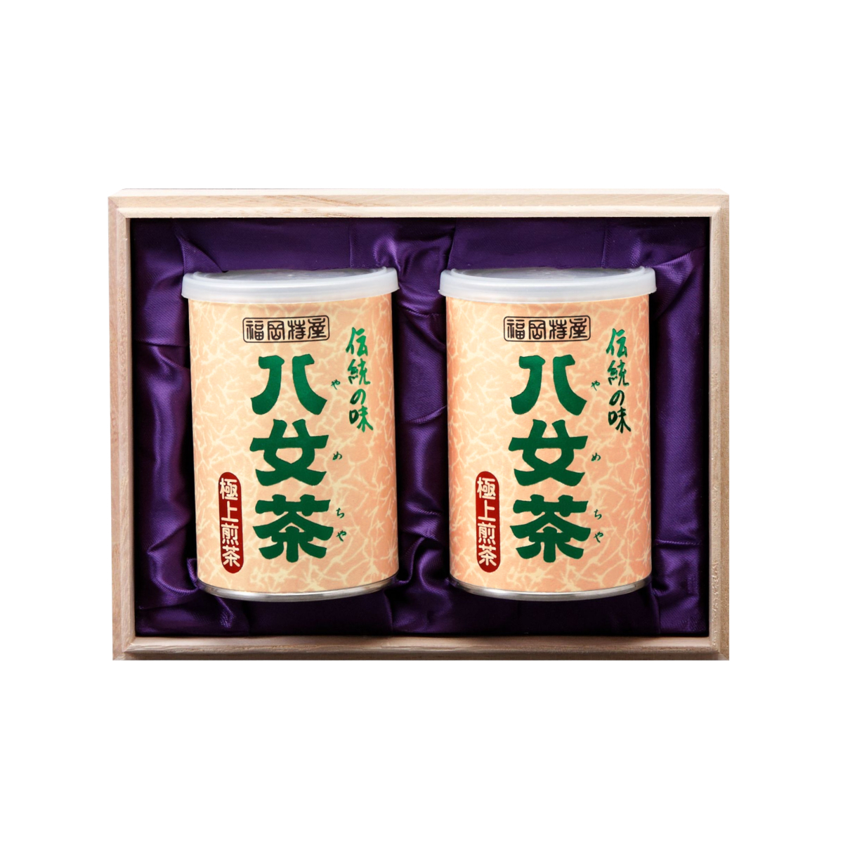 【G-213・ホ】極上煎茶 100g×2缶木箱