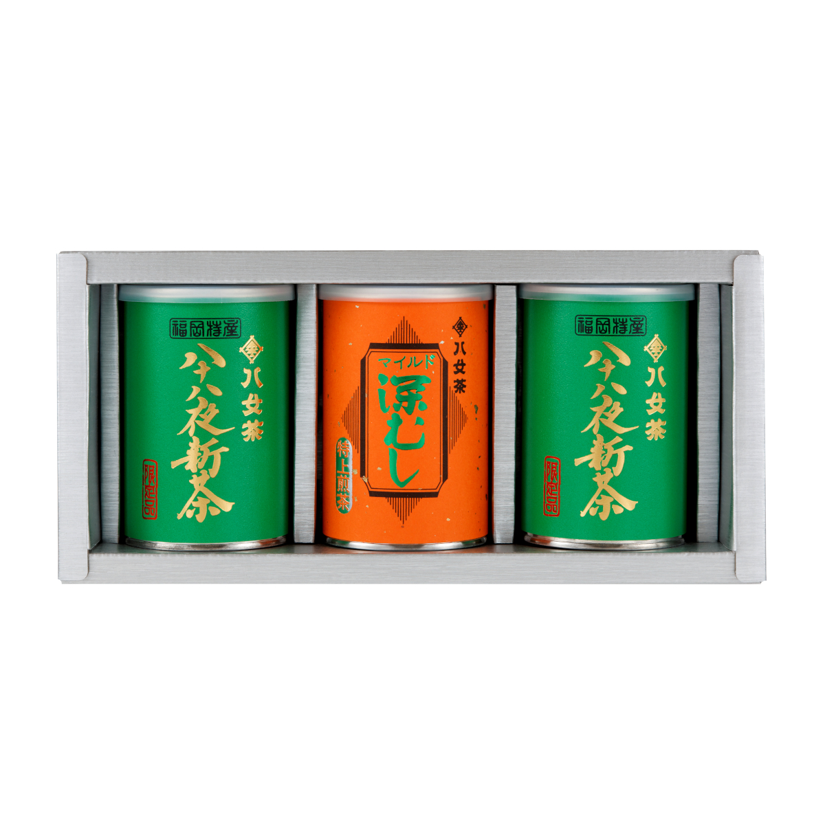 【G-253・アフ】八十八夜新茶　・マイルド深むし特上 100g×3缶