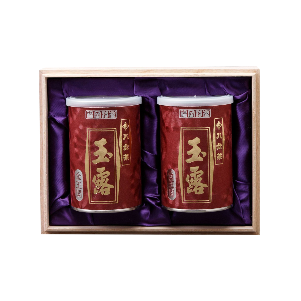 【G-256・ル】玉露金王閣 100g×2缶木箱