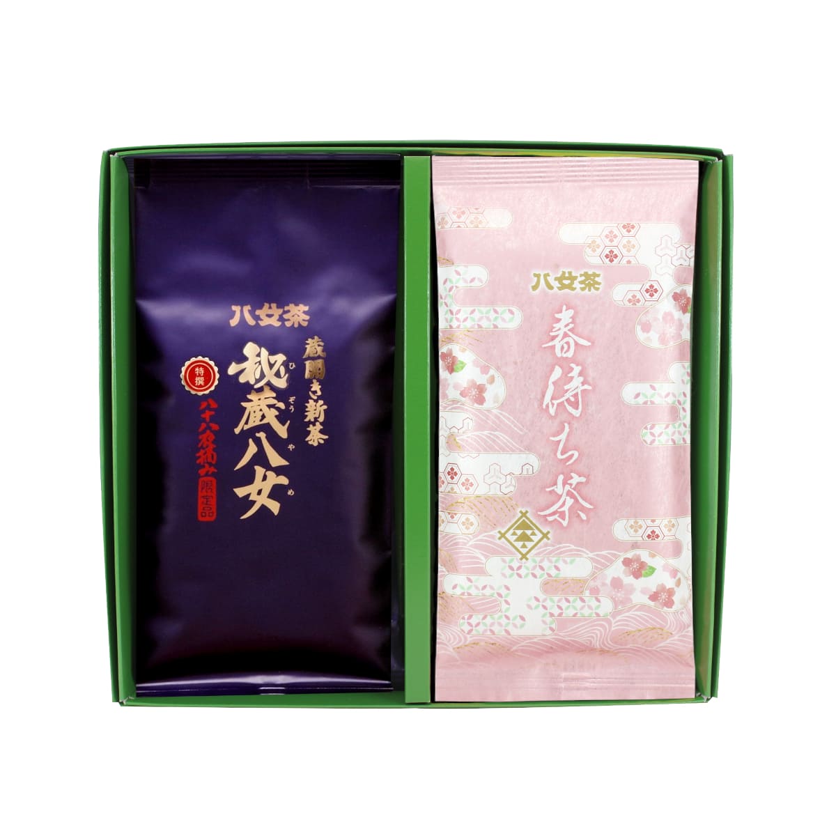 【G-282・ユ春】特選秘蔵八女・春待ち茶 100g×2袋ギフト