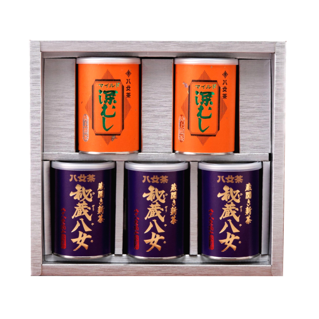 【G-235・コフ】秘蔵八女・マイルド深むし特上 100g×5缶