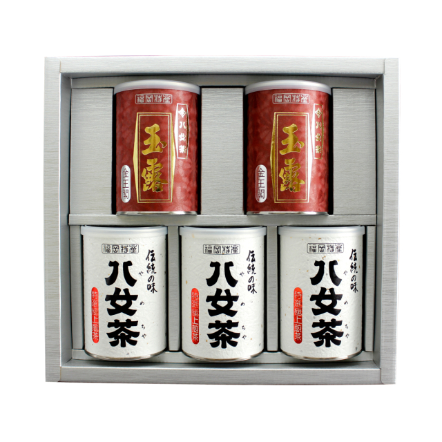 【G-249・ヘル】特選極上煎茶・玉露金 100g×5缶