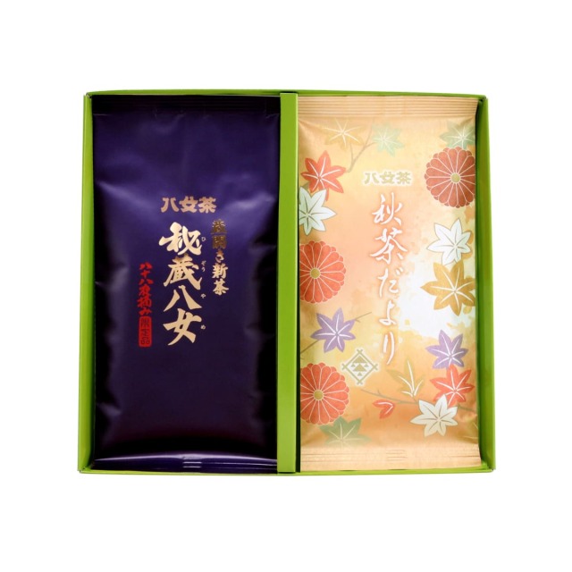 【G-291・コ秋】秘蔵八女・秋のお茶 100g×2袋ギフト