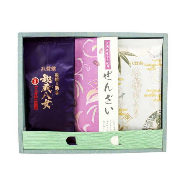 【G-708】上級茶２種とぜんざいギフト