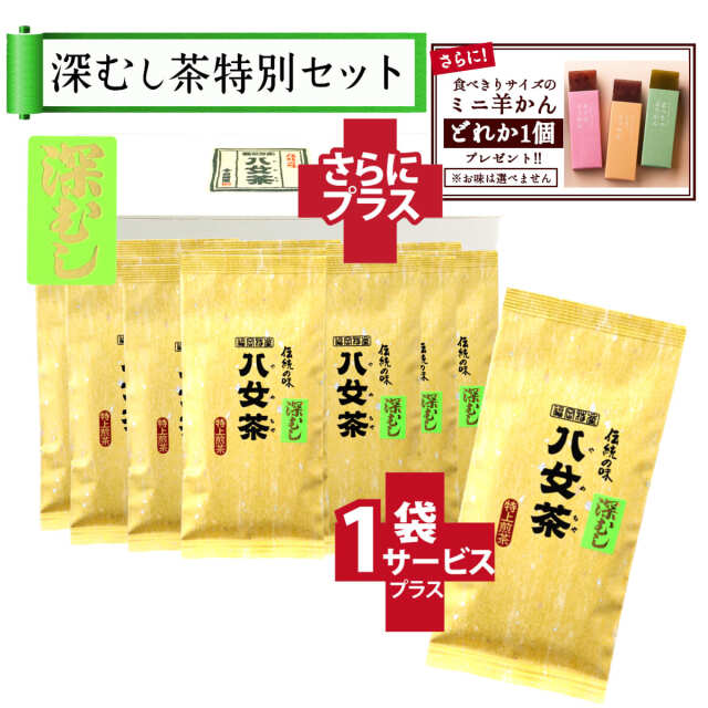 【T-63・フ】マイルド深むし特上煎茶　10+1袋+プレゼント品