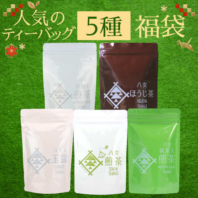 【T-123】人気のティーバッグ5種福袋