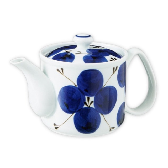 5506軽量四方花絵急須