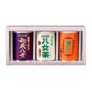 【G-248・コニフ】秘蔵八女・特上煎茶・マイルド深むし特上 100g×3缶ギフト