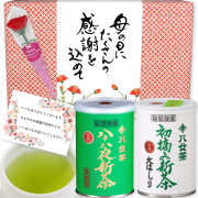 【G-993】初摘み新茶・特選大はしり◇限定品・特選八十八夜新茶　100g×2缶 母の日特別ギフトセット