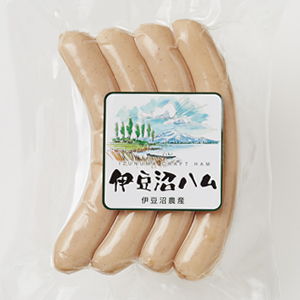 天然腸と宮城県産豚の 絹練りポークウインナー 90g ( 4本入 )