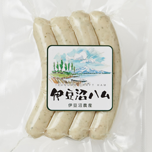 【発色剤不使用】 天然腸と宮城県産豚の ハーブウインナー 90g ( 4本入 )