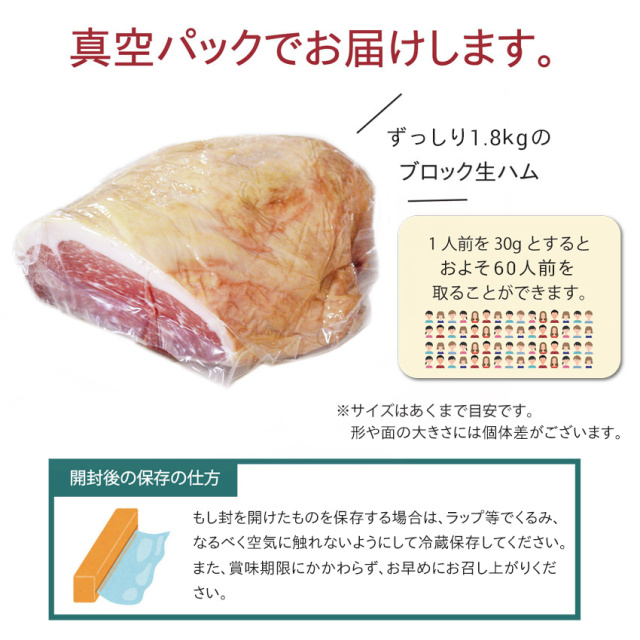 モモ生ハムブロック