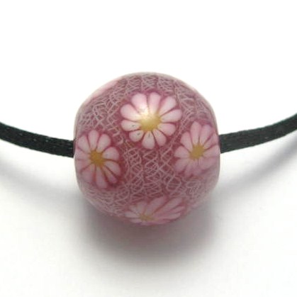 ジュエリーハートアート　トラベルジュエリー通販ショップ　とんぼ玉ペンダント・デイジー