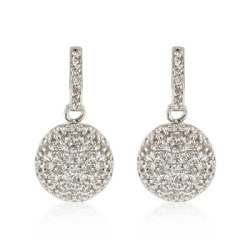 ジュエリーハートアート　ジュエリー通販ショップ　パヴェボールピアス