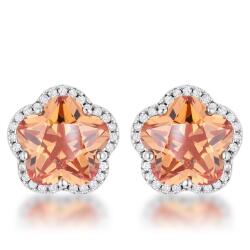 ジュエリーハートアート　ジュエリー通販ショップ　シャンパンフラワーピアス