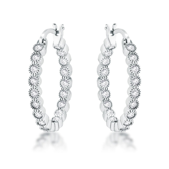 Tiny Daisy Hoop Pierce タイニーデイジーフープピアス