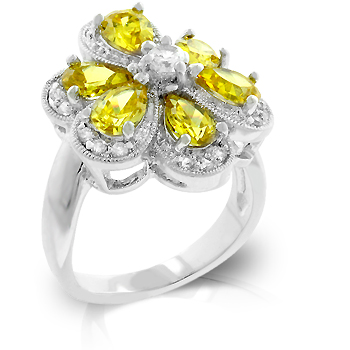 Yellow Daisy Ring イエローデイジーリング